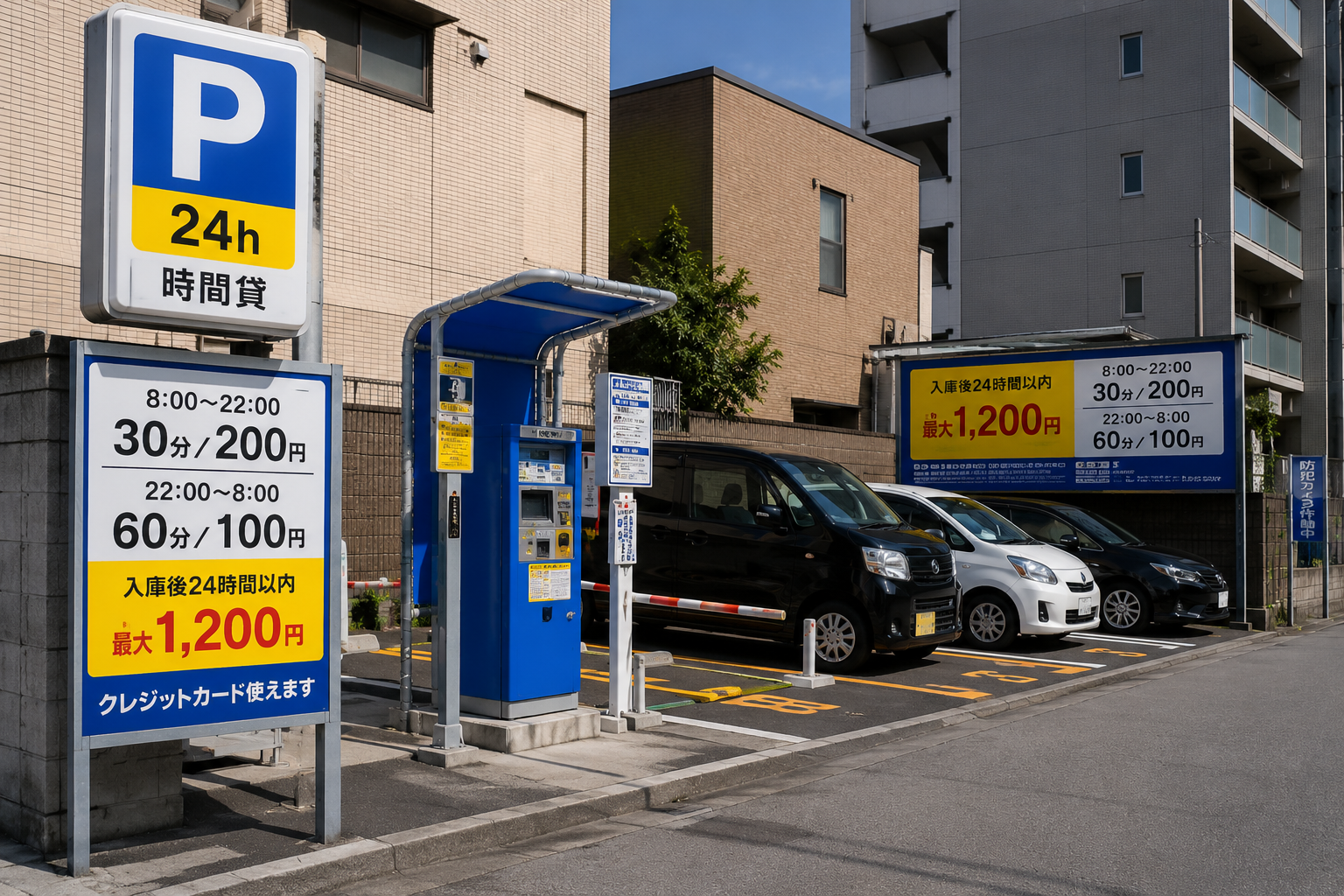 駐車料金は当社負担ですのでご安心ください。の写真