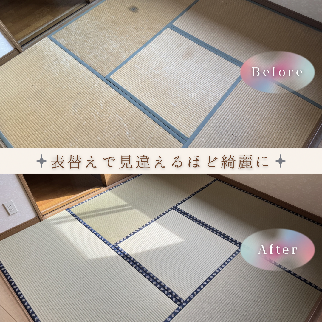【畳の表替え・畳交換 承ります】の画像